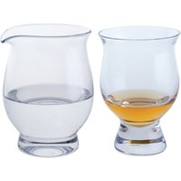 Connoisseur Whisky Glass and a Water Jug Gift Set