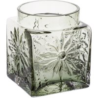 Marguerite Square Vase Olive Green