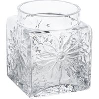 Marguerite Square Vase Clear