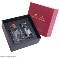 Engraved Salmon Decanter & One Engraved Salmon Tumbler
