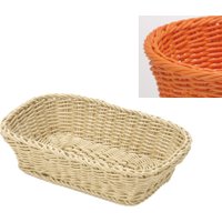 Saleen Orange Rectangular Basket