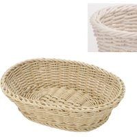 Saleen White Oval Basket