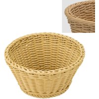 Saleen Light Beige Round Basket