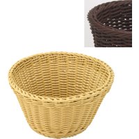 Saleen Brown Round Basket