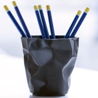 Essey Black Pen Pen Desktop Pen Pot