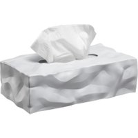 Essey White Wipy 2 Tissue Box Cover