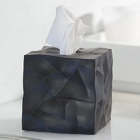 Essey Black Wipy Tissue Box Cover