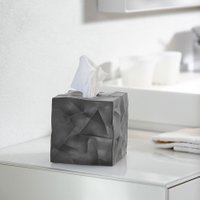 Essey Graphite Grey Wipy Tissue Box Cover