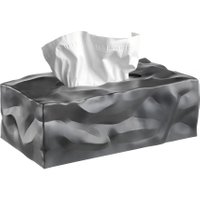 Essey Graphite Grey Wipy 2 Tissue Box Cover
