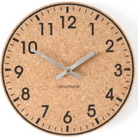 ashortwalk Black & Silver Cork Home Clock