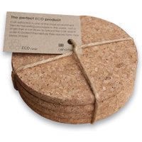 ashortwalk Set of 4 Eco Cork Coasters
