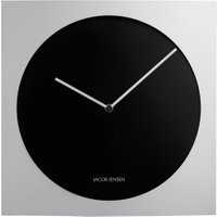 Jacob Jensen Silver and Black 318 Wall Clock