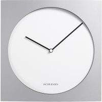 Jacob Jensen Silver and White 319 Wall Clock