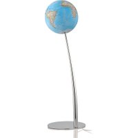 Atmosphere Globes Iron Blue Illuminated Globe