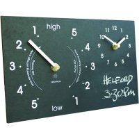ashortwalk Eco Recycled Time & Tide Clock with Chalk