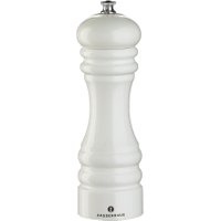 Zassenhaus 18cm Berlin White Gloss Wood Salt Mill