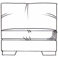Sherwood Extra Small Armless Unit