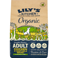 Lily's Kitchen Organic Chicken & Vegetable Bake Adult Dry Dog Food 1kg