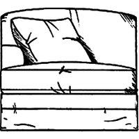 Galloway Loose Cover Extra Small Unit With 1 Arm