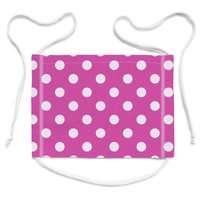 Pink Polka Face Mask