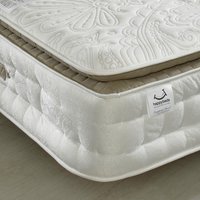 Windsor 3000 Pocket Sprung Memory Wool Orthopaedic Pillow Top Mattress - 5ft King Size (150 x 200 cm)