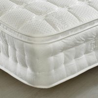 Anti-Bed Bug 1500 Pocket Sprung Memory, Latex and Reflex Foam Pillow Top Mattress - 4ft Small Double (120 x 190 cm)