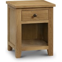Marlborough Oak 1 Drawer Bedside Table