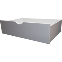 White Wooden Pine Underbed Storage Drawers - Pair