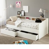 Sleep White Wooden Day Bed Frame - EU Single