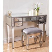 Elysee Mirrored 5 Drawer Dressing Table