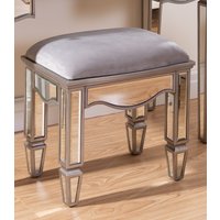 Elysee Mirrored Dressing Table Stool