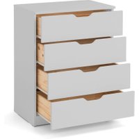 Pluto Dove Grey Wooden Chest of Drawers