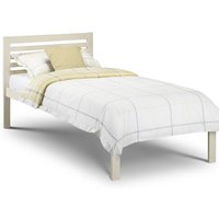 Solid Pine Wooden Bed Frame 3ft Single Slocum Stone White Finish