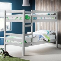 Camden Dove Grey Wooden Bunk Bed Frame - 3ft Single