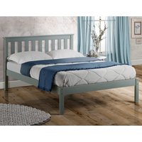 Solid Pine Wooden Bed Frame 5ft King Size Denver Grey