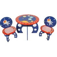 Space Explorer Children's Rocket Ship Table and 2 Chairs