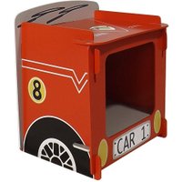 Red Racing Car Children's Bedside Table