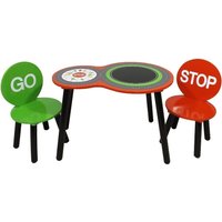 Red Racing Car Children's Table and 2 Chairs