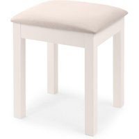 Maine White Dressing Table Stool