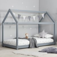 House Grey Wooden Bed Frame - 3ft Single