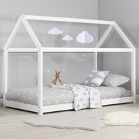 House White Wooden Bed Frame - 3ft Single