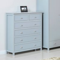 Kingston Grey Wooden 4+2 Drawer Chest