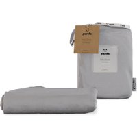 Panda 100% Bamboo Fitted Sheet - Quiet Grey - 5ft King Size