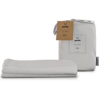 Panda Kids 100% Bamboo Fitted Sheets - Pure White - Toddler Size (2 Pack)