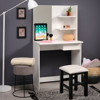 Beauty Bar Compact Dressing Table White