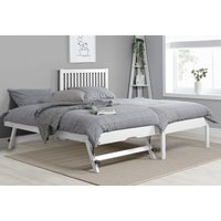 Buxton White Wooden Guest Bed Frame - 3ft Single