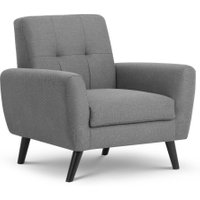 Monza Grey Fabric Chair