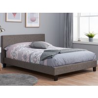 Berlin Grey Fabric Bed Frame - 5ft King Size