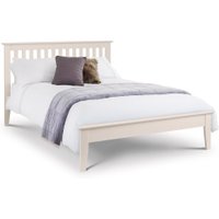 Salerno Ivory Wooden Bed Frame - 4ft6 Double