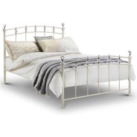 Sophie White Metal Bed Frame - 3ft Single